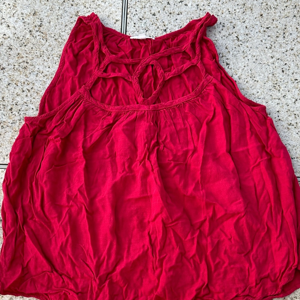 LA MIEL Red Tank Top - Picture 4 of 6